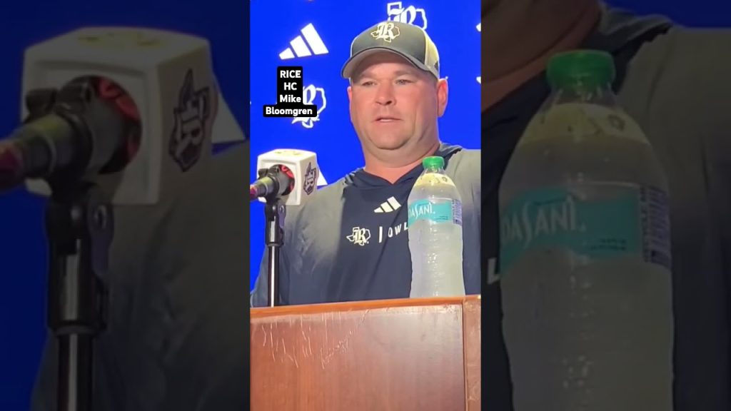 @RiceFootball HC #Mikebloomgren on the 0:50 seconds that the @RiceFootball team couldn't recover.