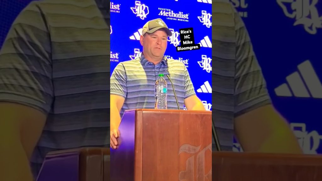 #RiceFootball HC @mbloom11 on his team overcoming the obstacles to win #IntellectualBrutality