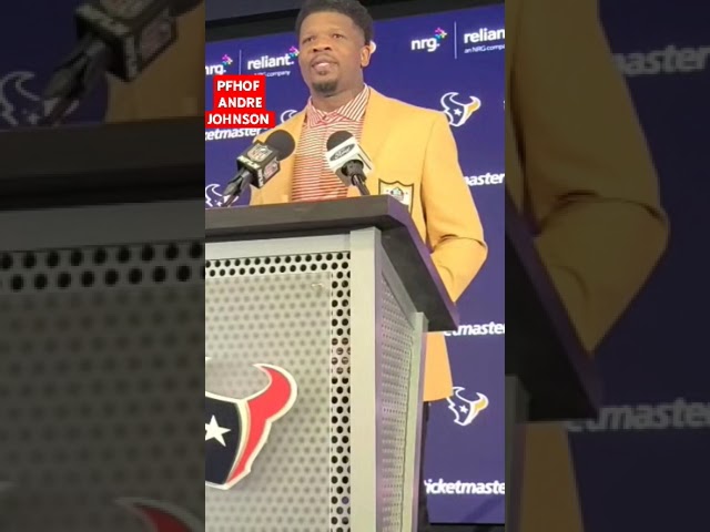 #PFHOF Class of 2024 #ChatLine #AndreJohnson, to stay in contact with each other. #nfl