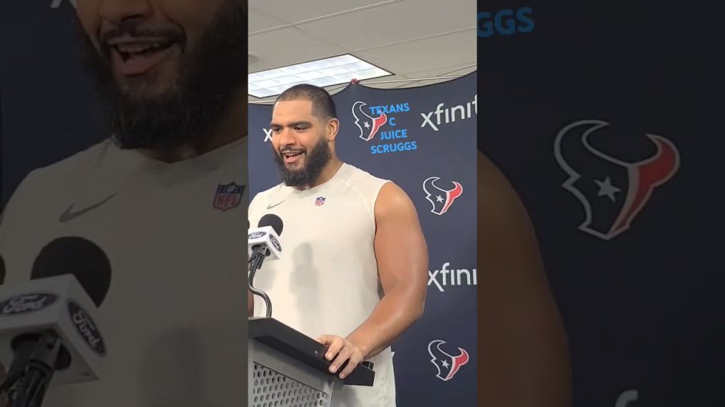 #Texans C #juicescruggs on making the line calls. #nfl #football