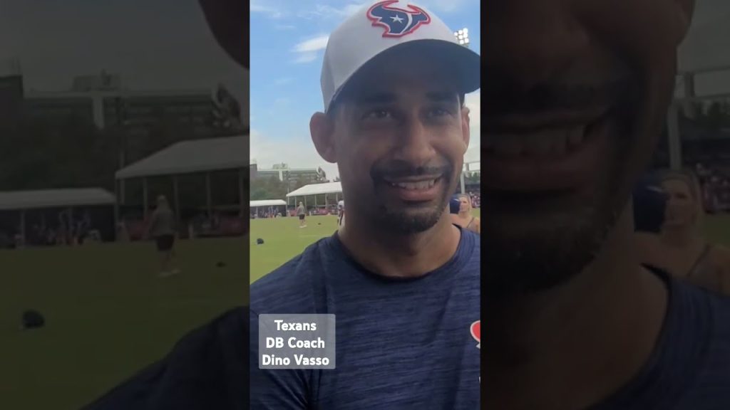 #Texans DB Coach Dino Vasso on #KamariLassiter being wired the right way