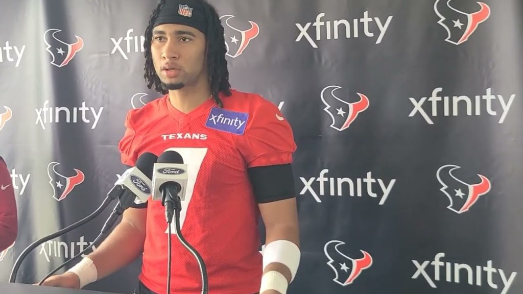 #Texans QB #C J STROUD, talks about Mastering The Offense of #houstontexas